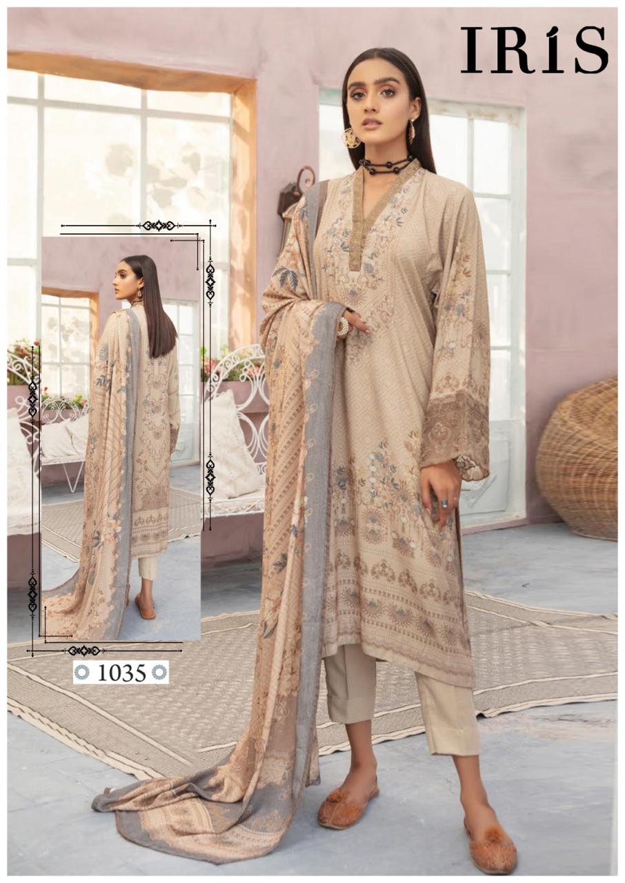 Afsanah Vol 4 By Iris Luxury Heavy Printed Cotton Dress Material Wholesale Shop In Surat
